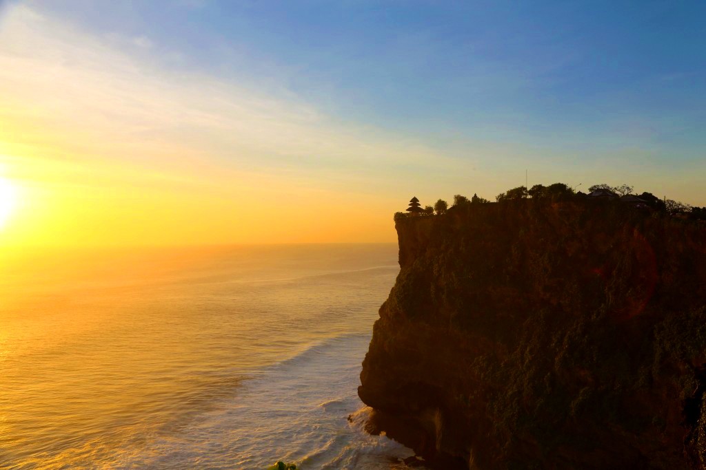 Travel The World Sunset Cliff